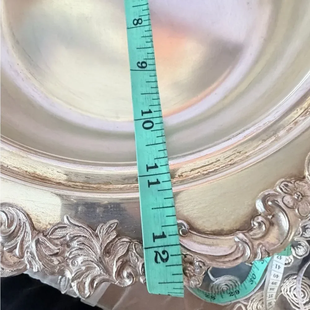 Elegant Silver Fondue Serveware Dish
